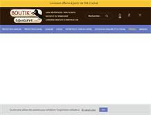 Tablet Screenshot of boutik-equestre.com